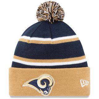 NEW ERA Youth St. Louis Rams On Field Sport Knit Hat   Size Youth, Navy