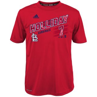 adidas Youth St Louis Cardinals Matt Holliday ClimaLite Walk Off Name And