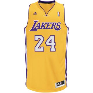 adidas Mens Los Angeles Lakers Kobe Bryant Revolution 30 Swingman Road Jersey  