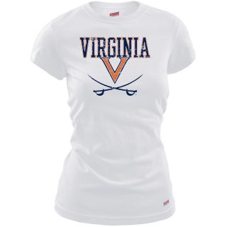 MJ Soffe Womens Virginia Cavaliers T Shirt   White   Size Medium, Virginia