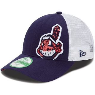 NEW ERA Youth Cleveland Indians Sequin Shimmer 9FORTY Adjustable Cap   Size