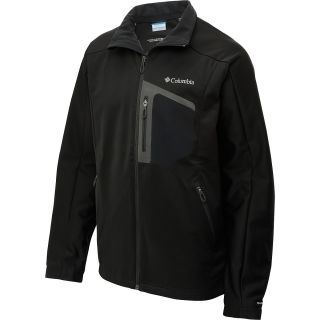 COLUMBIA Mens Heat Degree Softshell Jacket   Size Small, Black
