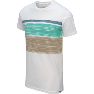 RIP CURL Mens Beach Day Premium Short Sleeve T Shirt   Size Small, White