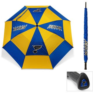 Team Golf St. Louis Blues Double Canopy Golf Umbrella (637556154699)