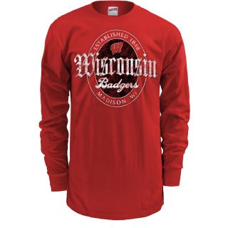 MJ Soffe Mens Wisconsin Badgers Long Sleeve T Shirt   Size XL/Extra Large,
