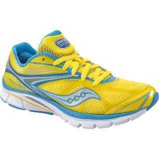 SAUCONY Womens Kinvara 4 Running Shoes   Size 8.5, Yellow/blue