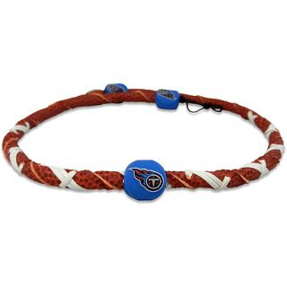 Gamewear Tennessee Titans Classic Spiral Genuine Football Leather Necklace