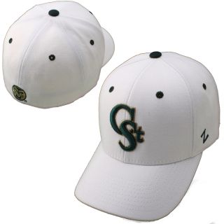 Zephyr Colorado State Rams DH Fitted Hat   White   Size 6 7/8, Colorado St.