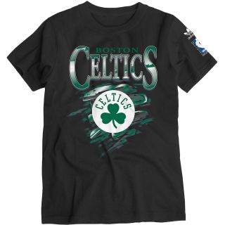REEBOK Youth Boston Celtics Retro Short Sleeve T Shirt   Size Large, Black