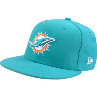 NEW ERA Youth Miami Dolphins 2013 Authentic Collection Home 59FIFTY Fitted Cap  