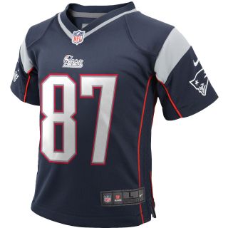 NIKE Youth New England Patriots Rob Gronkowski Game Jersey, Ages 4 7   Size