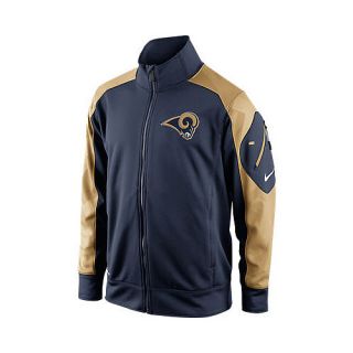 NIKE Mens St. Louis Rams Fly Speed Knit Jacket   Size Medium, College