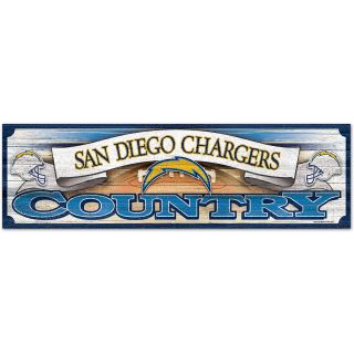 Wincraft San Diego Chargers Country 9x30 Wooden Sign (50619011)