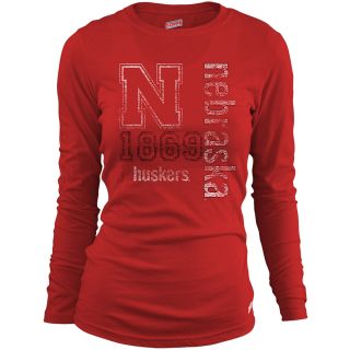 SOFFE Girls Nebraska Cornhuskers Long Sleeve T Shirt   Red   Size Large,