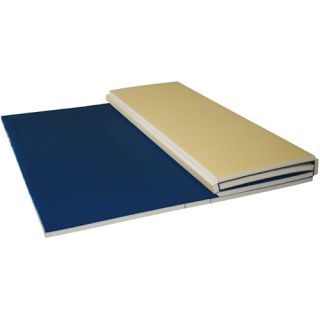 AAI EZ Fold Tumbling Mat   6 Foot x 12 Foot x 2 Inches, Blue (416 815)