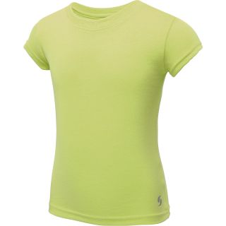 SOFFE Girls No Sweat Crew Short Sleeve T Shirt   Size Small, Kool Kiwi