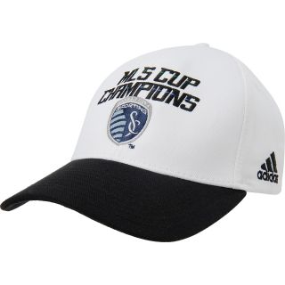 adidas Mens Sporting Kansas City 2013 MLS Cup Champions White Adjustable Cap,