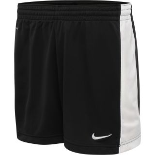 NIKE Womens Academy Knit Soccer Shorts   Size Medium, Black/white