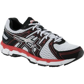 ASICS Mens GEL Oracle Running Shoes   2E   Size 7, White/black/red