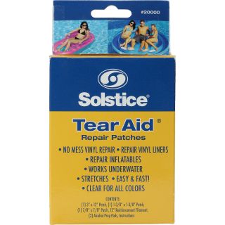 SOLSTICE Tear Aid Inflatables Repair Patches, Clear