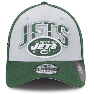NEW ERA Mens New York Jets Draft 39THIRTY Stretch Fit Cap   Size M/l, Green