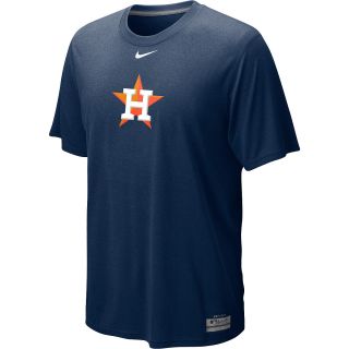 NIKE Mens Houston Astros AC Dri Fit Logo Legend Short Sleeve T Shirt   Size