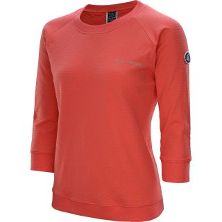 HELLY HANSEN Womens Skagen 3/4 Sleeve T Shirt   Size XS/Extra Small, Coral