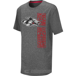 COLOSSEUM Youth New Mexico Lobos Bunker Short Sleeve T Shirt   Size Large, Grey