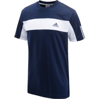 adidas Mens Sequencials Galaxy Short Sleeve Tennis T Shirt   Size Medium,