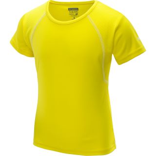 NEW BALANCE Girls Relay Raglan Short Sleeve T Shirt   Size Xl, Yellow