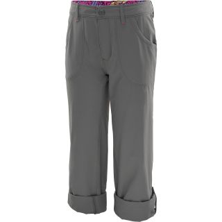 THE NORTH FACE Girls Camp Roll Up Pants   Size Small, Pache Grey