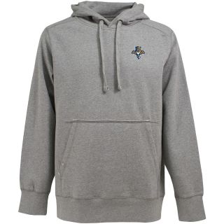 Antigua Mens Florida Panthers Signature Hooded Gray Pullover Sweatshirt   Size