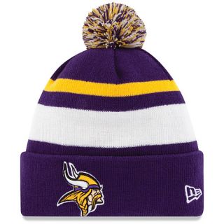 NEW ERA Youth Minnesota Vikings On Field Sport Knit Hat   Size Youth, Purple