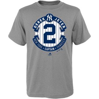 MAJESTIC ATHLETIC Youth New York Yankees Derek Jeter Mid Tier Logo Short Sleeve