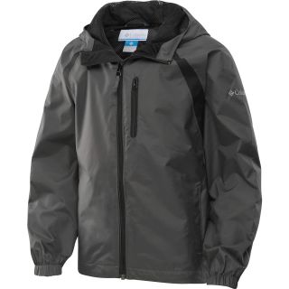 COLUMBIA Boys Flow Summit II Jacket   Size 2xs, Grill/black