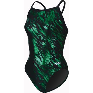 Dolfin Metallics Disco V 2 Back Swimsuit Womens   Size 30, Astro Emerald