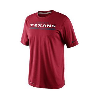 NIKE Mens Houston Texans Legend Elite Font Short Sleeve T Shirt   Size Medium,
