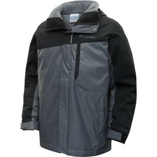 COLUMBIA Boys Eager Air Interchange Jacket   Size 2xs, Black/graphite