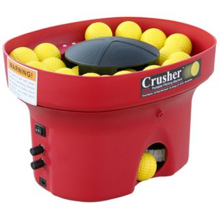 Trend Sports Crusher Mini Lite Ball Pitching Machine with BONUS Steel Tripod