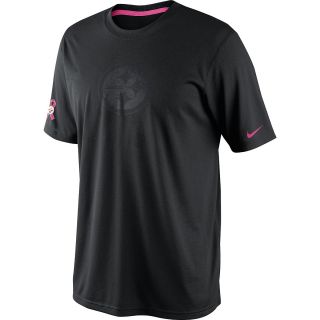NIKE Mens Pittsburgh Steelers Breast Cancer Awareness Legend T Shirt   Size