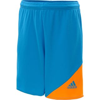 adidas Boys Striker 13 Soccer Shorts   Size Medium, Solar Blue/orange