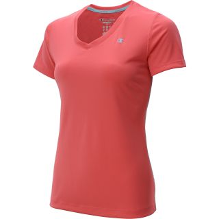 CHAMPION Womens Vapor PowerTrain Short Sleeve T Shirt   Size Small, Pink