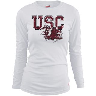 MJ Soffe Girls South Carolina Gamecocks Long Sleeve T Shirt   White   Size