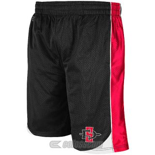 COLOSSEUM Mens San Diego State Aztecs Vector Shorts   Size Small, Black