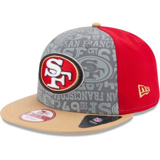NEW ERA Mens San Francisco 49ers Reflective Draft 9FIFTY One Size Fits All Cap,