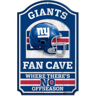 Wincraft New York Giants Fan Cave 11x17 Wooden Sign (05922010)