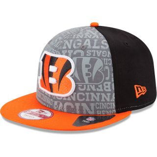 NEW ERA Mens Cincinnati Bengals Reflective Draft 9FIFTY One Size Fits All Cap,