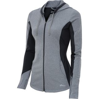 ASICS Womens Matagami Running Jacket   Size XS/Extra Small, Heather Grey
