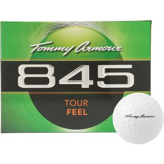 TOMMY ARMOUR 845 Tour Feel Golf Balls   12 Pack, White