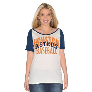 G III Womens Houston Astros Dinger Short Sleeve T Shirt   Size Large